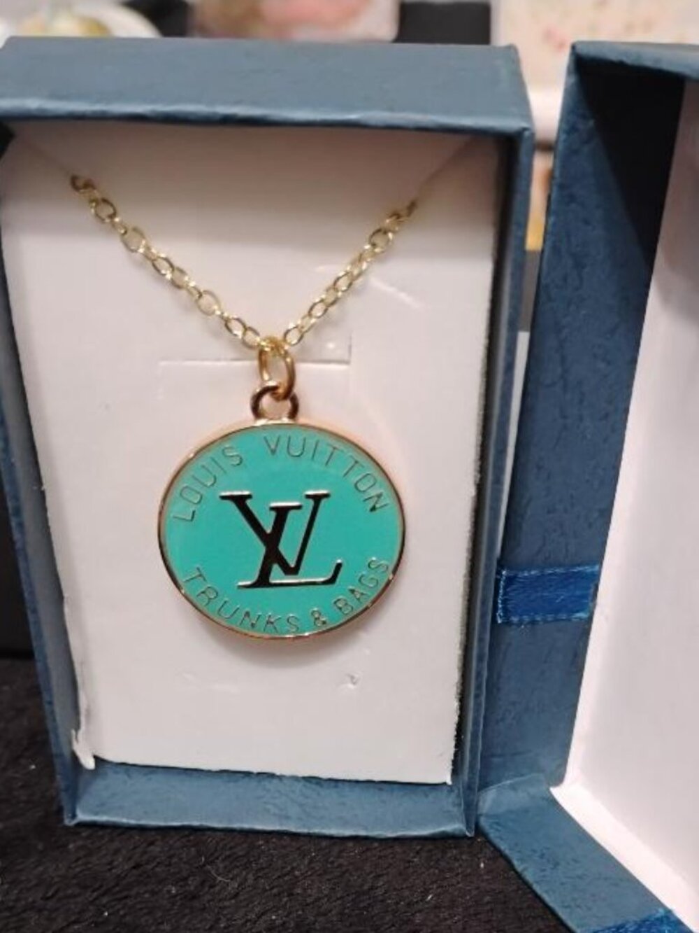 Louis Vuitton Upcycled Charm Necklace